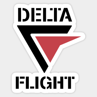 Delta Flight Sticker